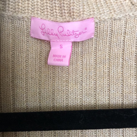 Lilly Pulitzer Women's Knitted Sweater Cardigan (Size Small) - Picture 3 of 4